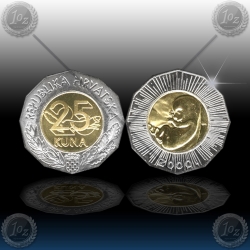 HRVAŠKA 25 kuna 2000 "Millennium" UNC